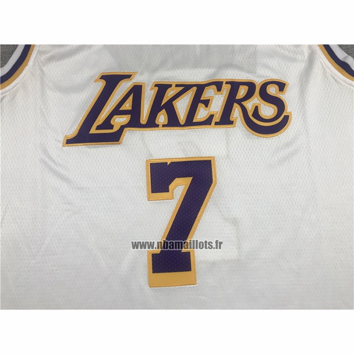 Maillot Los Angeles Lakers Carmelo Anthony NO 7 Association 2021 Blanc